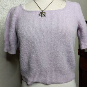 HAPPILY GRAY - Plush knit sweater - Size M